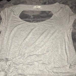 Oversized Open Back Abercrombie Tee Size Small